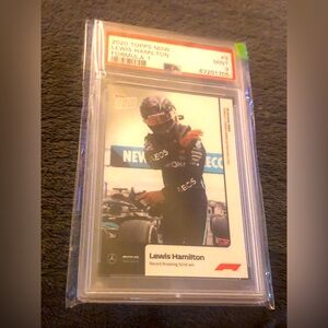 Lewis Hamilton 2020 Topps Record Breaking 92nd Formula 1 Win-Graded PSA 9Mint RC